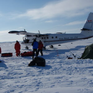 plane in the polar