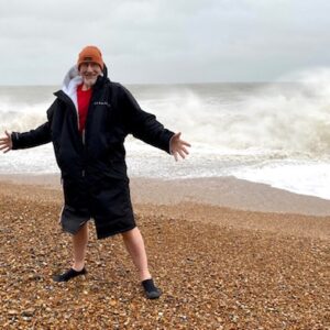 man on beach